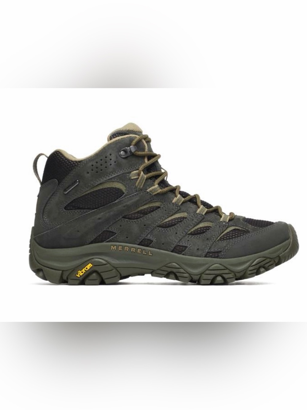Merrell Men's Black Moab 3 Mid Waterproof